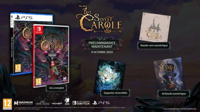 Bye Sweet Carole date de sortie