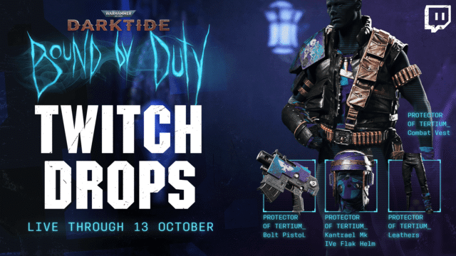 Warhammer 40000 Darktide twitch drop