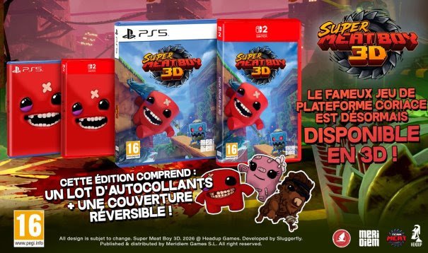 Super Meat Boy 3D physique