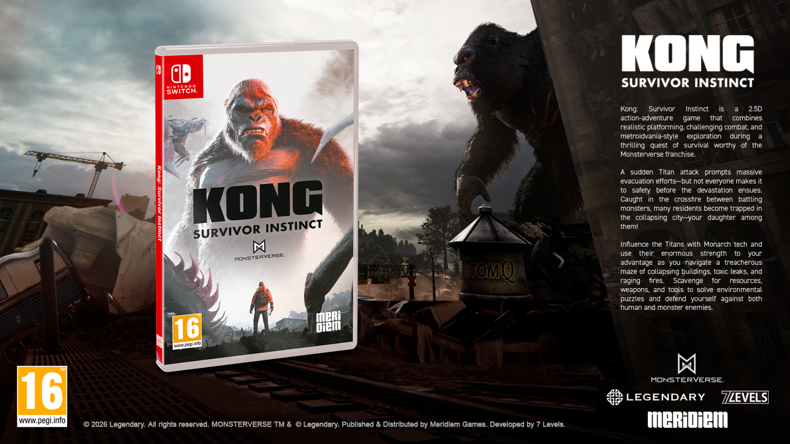 Kong: Survivor Instinct édition physique Nintendo