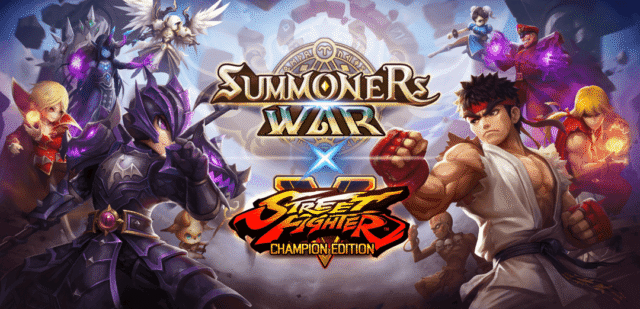 Summoners War X Street Fighter