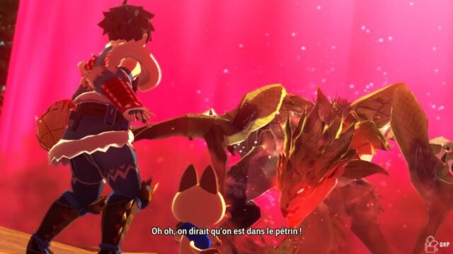 Cinématique épique avant d'affronter une rathian folle de rage