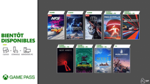 Xbox Game Pass Aout 2021