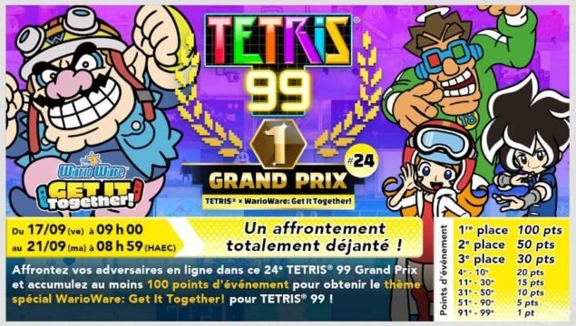 Tetris 99 Wario Ware : Get It Together !