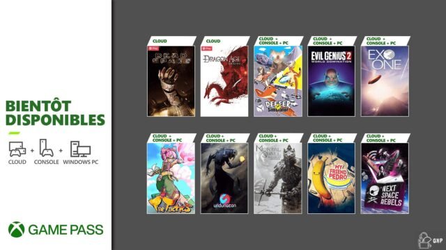 Xbox Game Pass Novembre