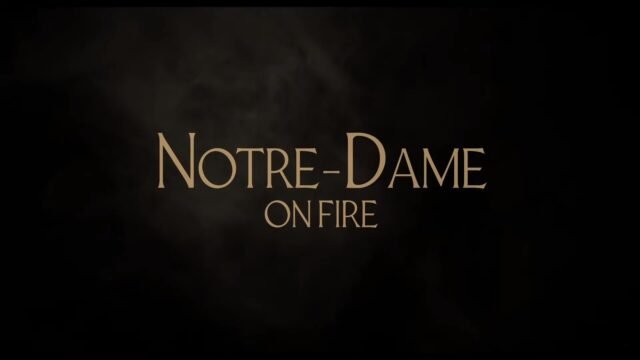Notre Dame On Fire