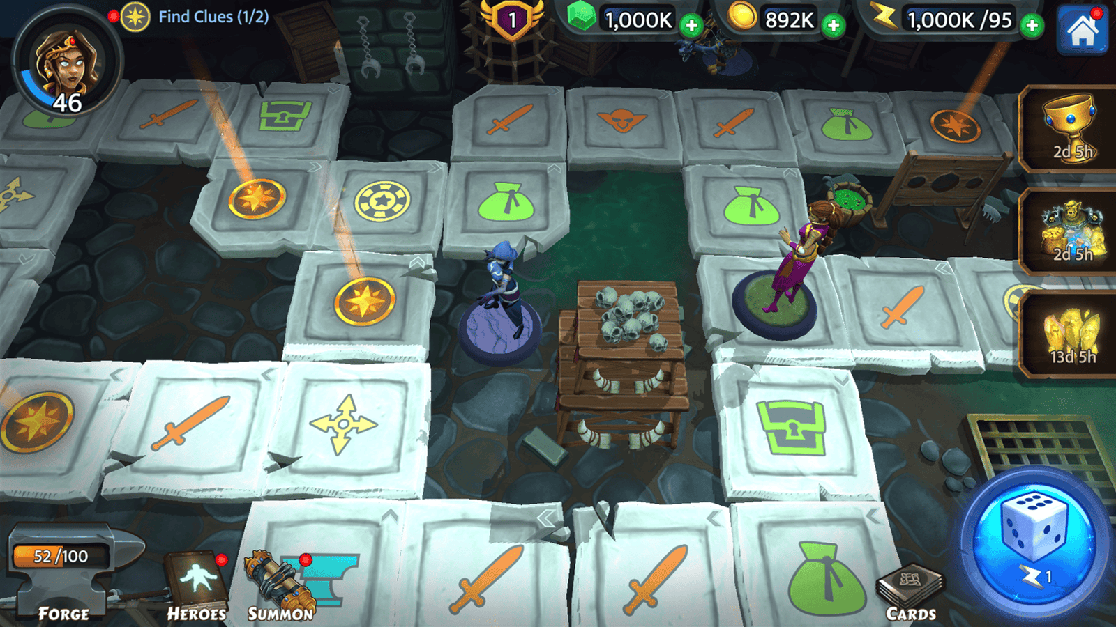 RPG Dice Heroes of Whitestone