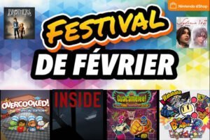 festival février 2022 -5€ eshop bon plan nintenod switch