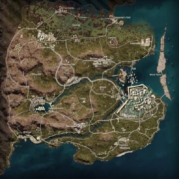PUBG : Battlegrounds carte de Deston