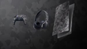 PlayStation 5 camouflage militaire