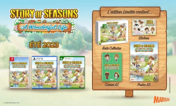 Story of Seasons : A Wonderful Life : Détail des éditions physiques