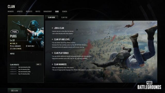 PUBG Battlegrounds clan