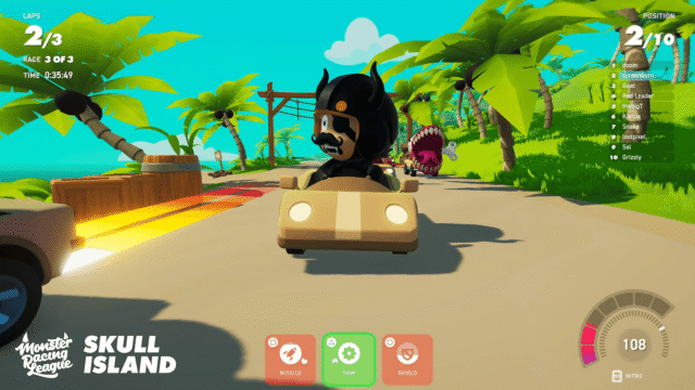 Monster Racing League mode party