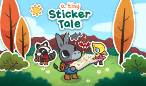 a tiny sticker tale key art
