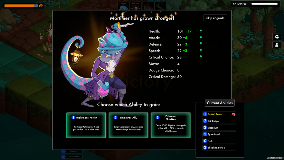 Untamed Tactics Levelup