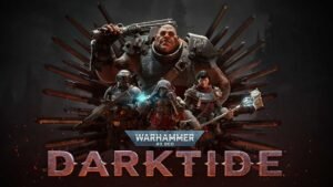 Warhammer 40,000: Darktide, titre du jeu avec les personanges