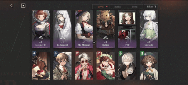 Reverse 1999 Characters