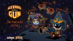 wizard with a gun pre order key art