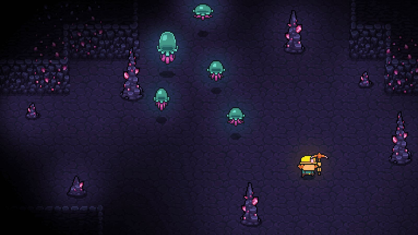 Below the Stone Geode biome