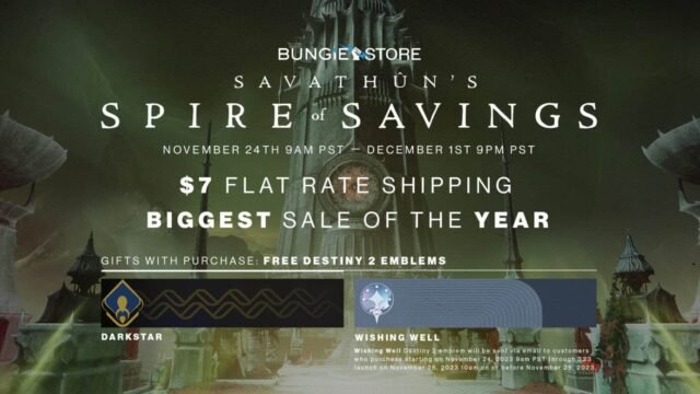 Bungie Store black friday