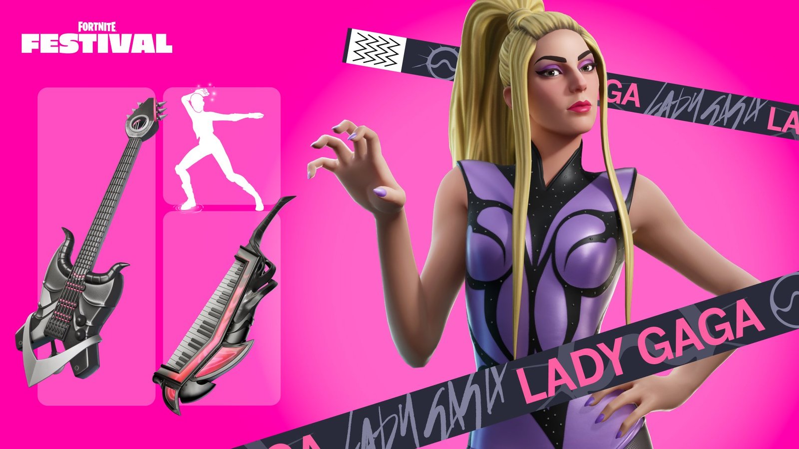 Fortnite Lady Gaga fortnite festival