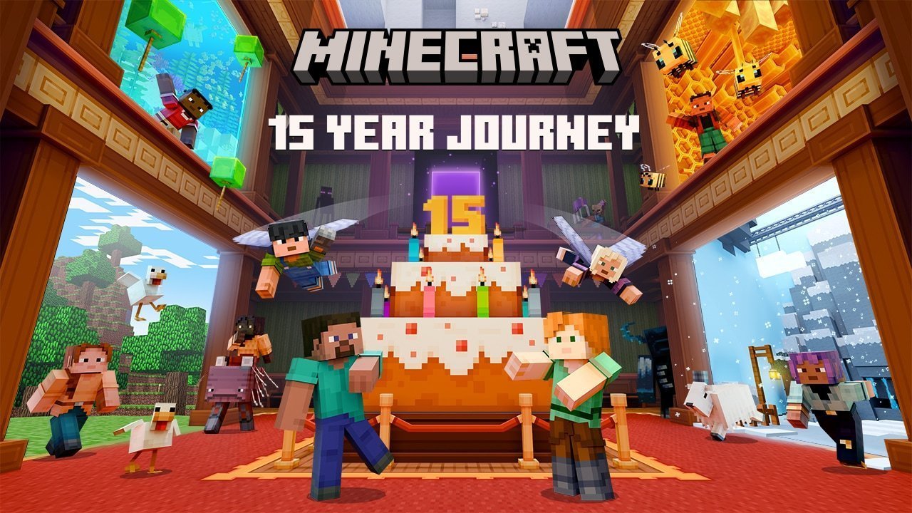 Minecraft 15 ans map