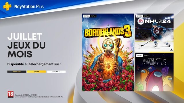 PlayStation Plus juillet 2024