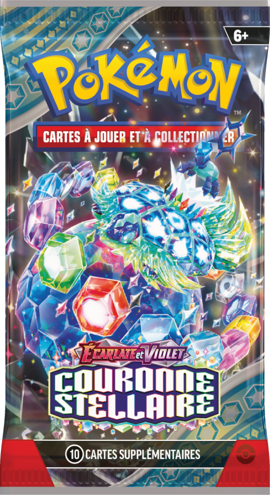 Display 36 boosters Pokémon Écarlate et Violet : Couronne Stellaire
