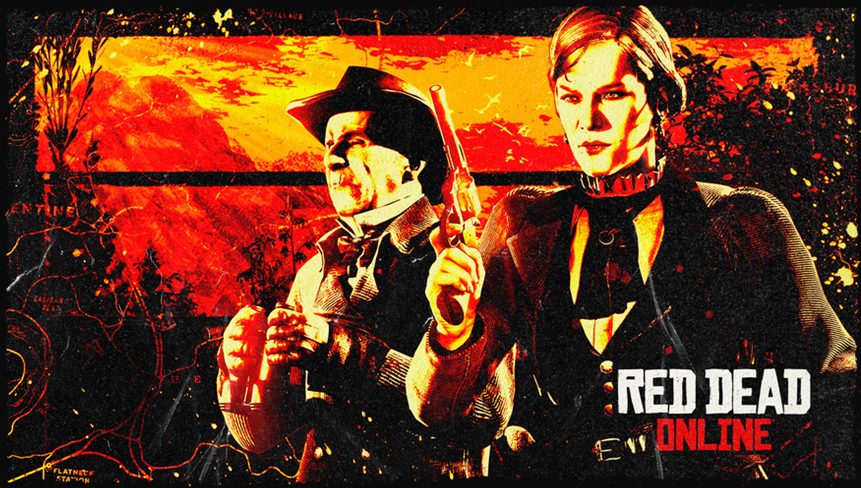 Horley et Jessica Leclerk du jeu Red Dead Online