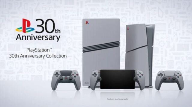 PlayStation console 30ème anniversaire