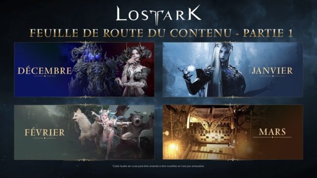 Lost Ark feuille de route 2025