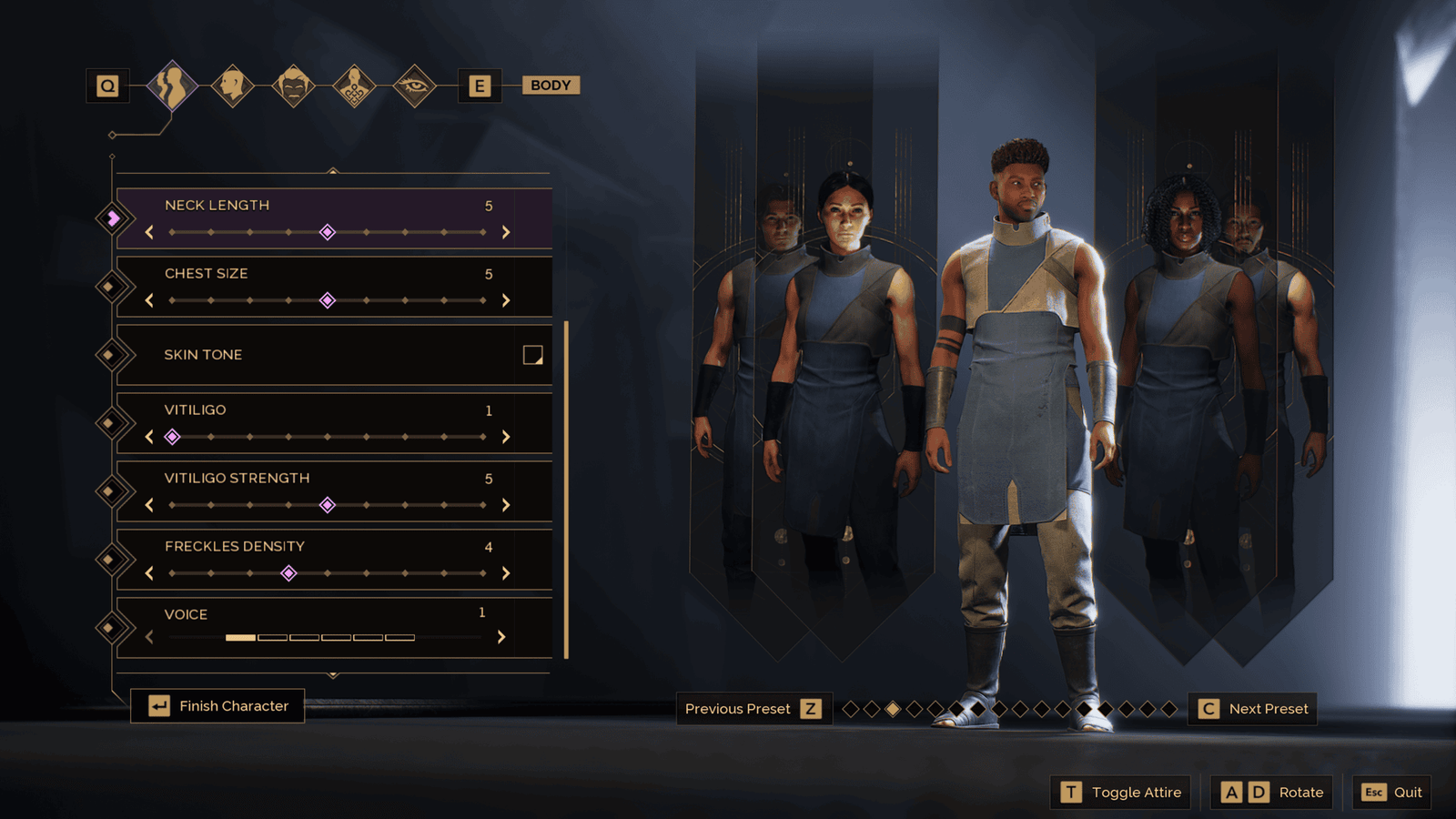 Dune Awakening création de personnage