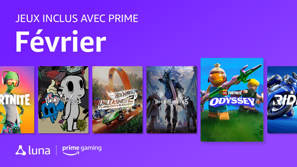 Amazon Prime Gaming février 2025