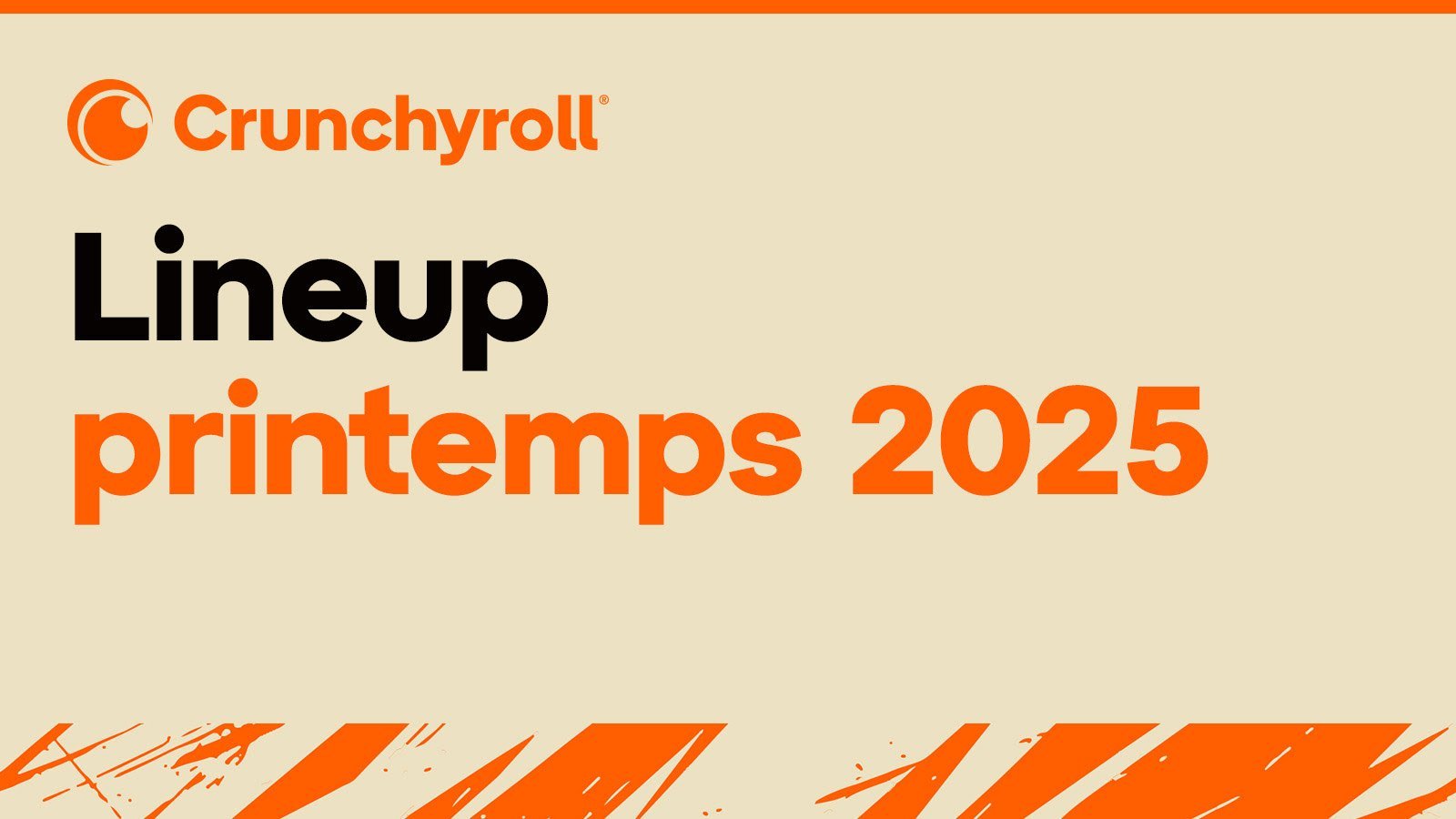 Crunchyroll line up printemps 2025 (1)