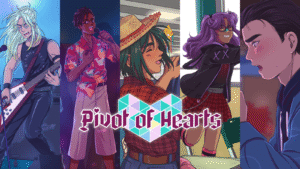 Cover du jeu, visual novel Pivot of Hearts