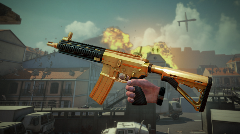 image de l'arme dorées exclusives