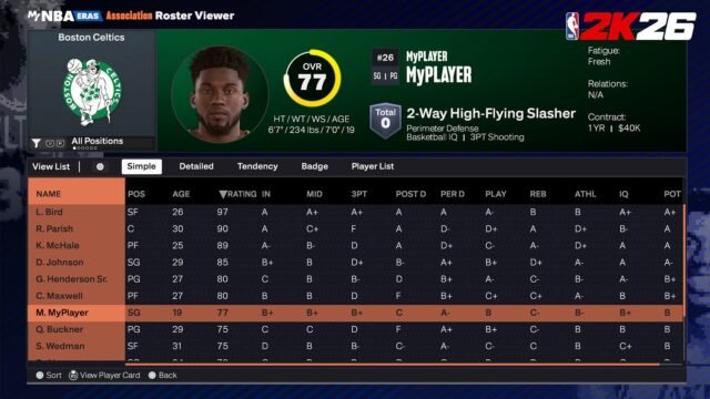 NBA 2K26 My NBA