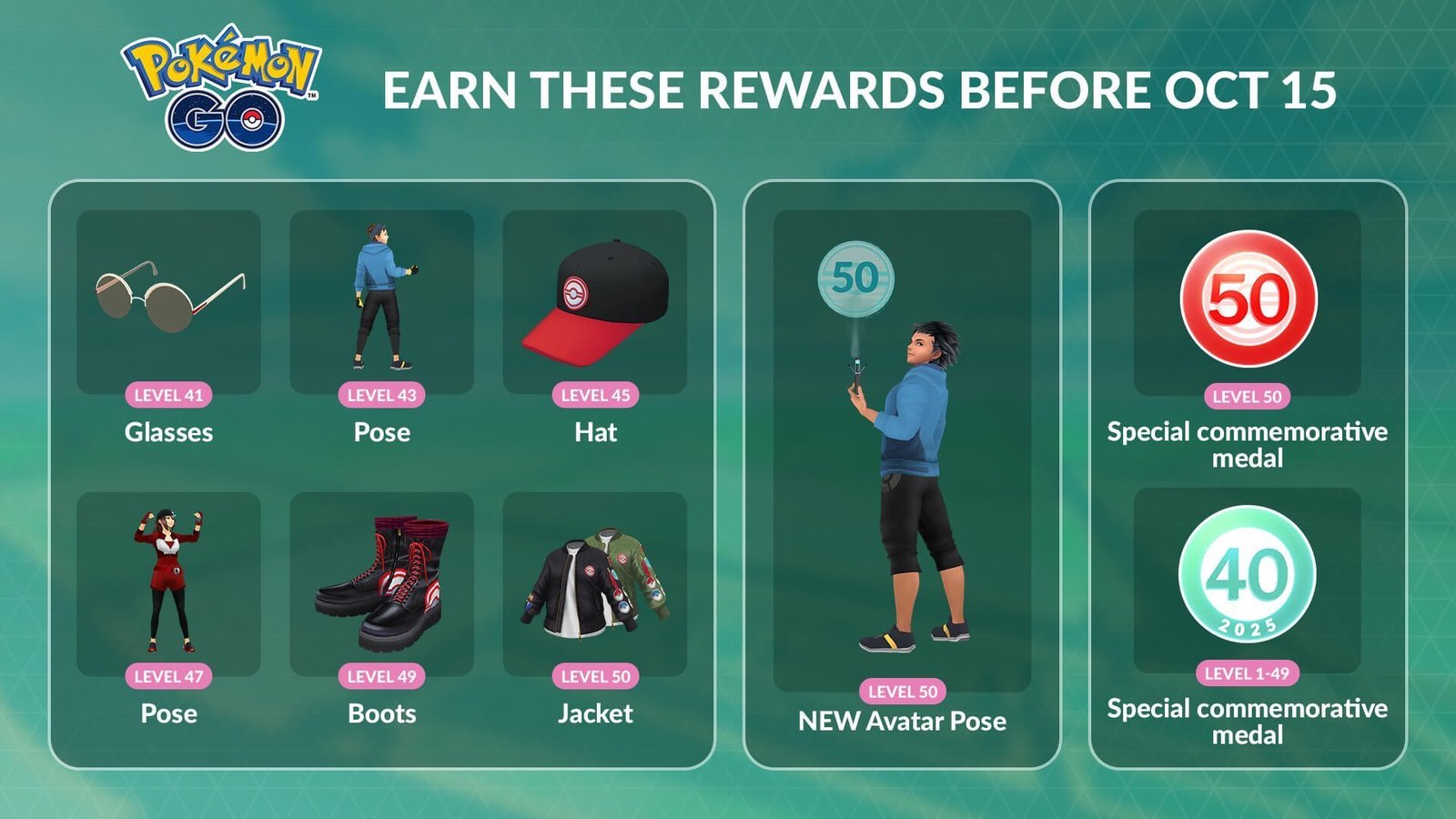 Pokémon GO récompenses