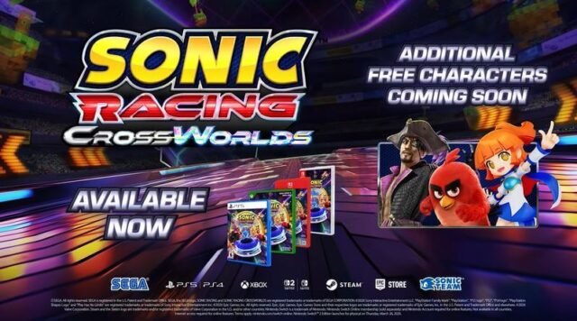 Sonic Racing CrossWorlds personnages