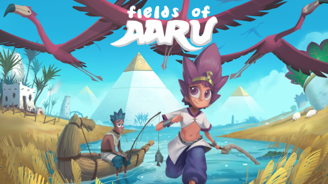 Fields of Aaru Key Art With Logo